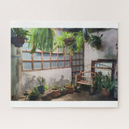 Quebra-cabeça Jardim de Pátio Pacífico na Guatemala – Relaxante
