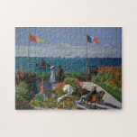 Quebra-cabeça Jardim de Sainte-Adresse - Claude Monet<br><div class="desc">Jardim em Sainte-Adresse,  1867 Claude Monet,  legal,  velho,  mestre,  obra-prima,  belo,  impressionismo,  jardim,  vestiário sainte,  arte,  pintura,  pintura,  vibrante,  saturada,  cor,  bela,  boa qualidade,  alta,  resolução,  paisagem,  paisagem,  posto,  decoração,  cores,  pária,  frança,  melhor vencedora,  colorida barato</div>