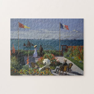 Quebra-cabeça Jardim de Sainte-Adresse por Claude Monet