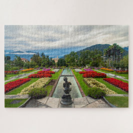 Quebra-cabeça Jardim de Villa Taranto no lago Maggiore, Itália