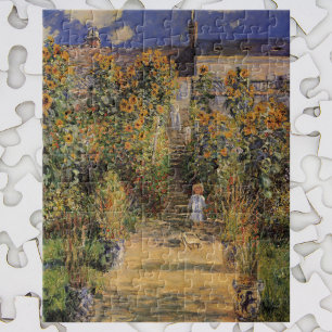 Quebra-cabeça Jardim do Artista em Vetheuil por Claude Monet