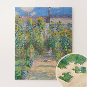 Quebra-cabeça Jardim do Artista em Vétheuil por Claude Monet