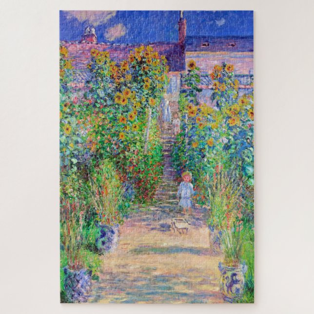 Quebra-cabeça Jardim do Artista, Monet (Vertical)