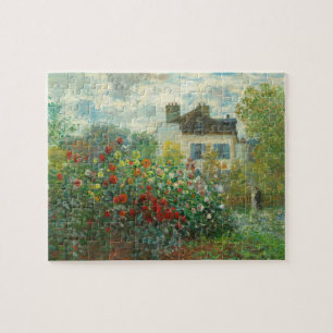 Quebra-cabeça Jardim do Artista Monet em Argenteuil Pintura