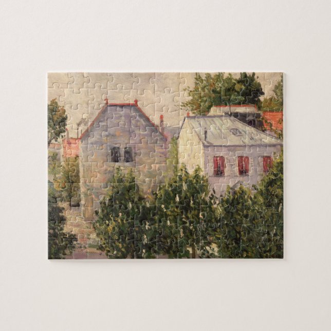 Quebra-cabeça Jardim em Asnieres, 1883 (óleo em canvas) (Horizontal)