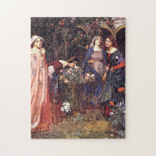 Quebra-cabeça Jardim Encantado 1917 John William Waterhouse