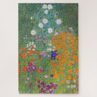 Jardim Flor por Gustav Klimt