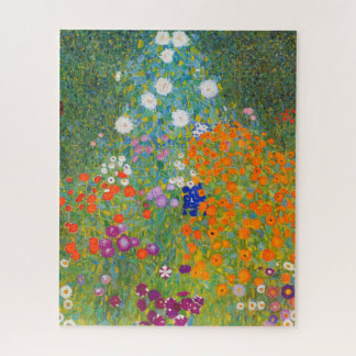 Quebra-cabeça Jardim Flor por Gustav Klimt