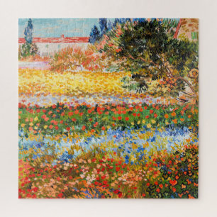 Quebra-cabeça Jardim Flor Vincent van Gogh.