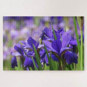 Quebra-cabeça Jardim Floral Irlandês Roxo