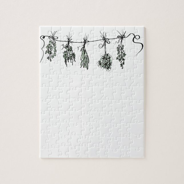 Quebra-cabeça Jardim Herbário (Vertical)