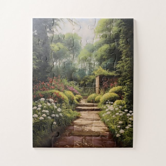Quebra-cabeça Jardim Inglês (Vertical)
