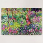 Quebra-cabeça Jardim Íris em Giverny por Claude Monet<br><div class="desc">Visite minha loja para obter um design mais interessante e mais opções de cores => zazzle.com/iwheels*</div>