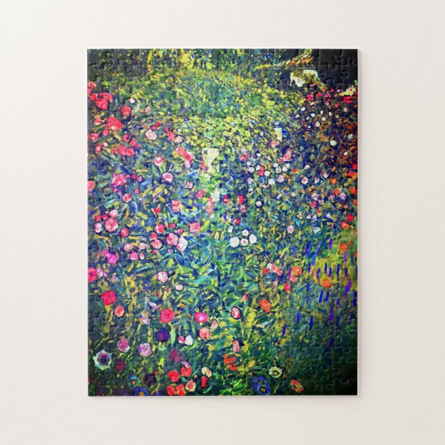 Quebra-cabeça Jardim Italiano Gustav Klimt (Vertical)