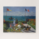 Quebra-cabeça Jardim Monet na Pintura Sainte-Adresse<br><div class="desc">Impressionista de Pintura por Monet - Masteroides Clássicos - Série Impressionista de Claude Monet - Jardim em Sainte-Adresse</div>