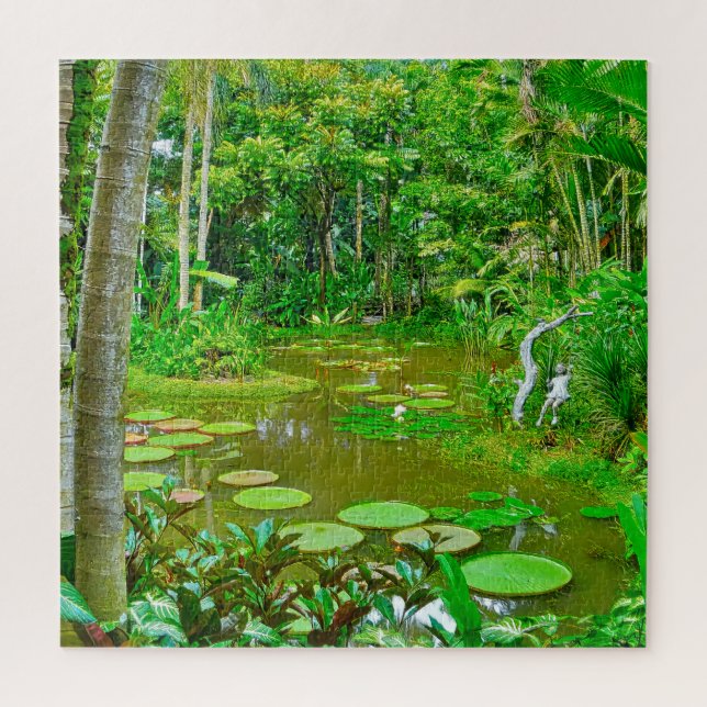 Quebra-cabeça Jardim tropical (Vertical)
