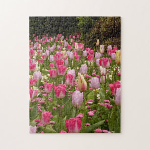 Quebra-cabeça Jardim Tulip!