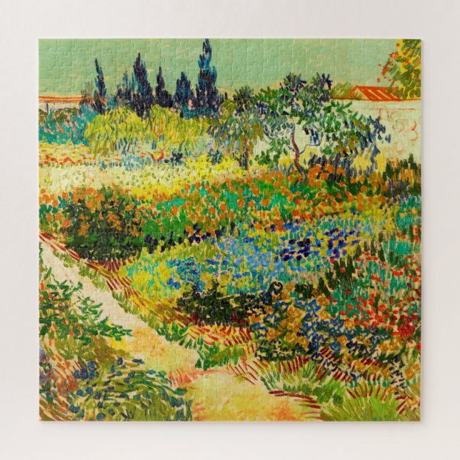 Quebra-cabeça Jardim Vincent Van Gogh em Arles (Vertical)