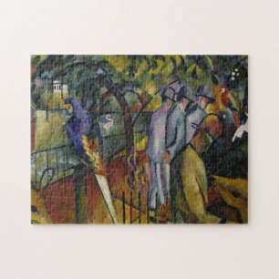 Quebra-cabeça Jardim zoológico de August Macke mim