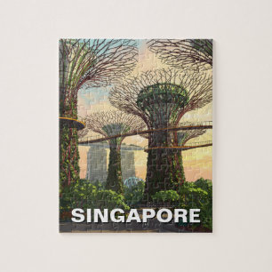 Quebra-cabeça Jardins da Baía de Singapura