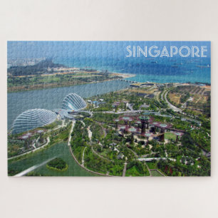 Quebra-cabeça jardins da baía de singapura