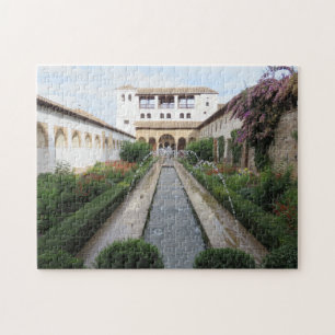 Quebra-cabeça Jardins de Generalife, Alhambra, espanha -