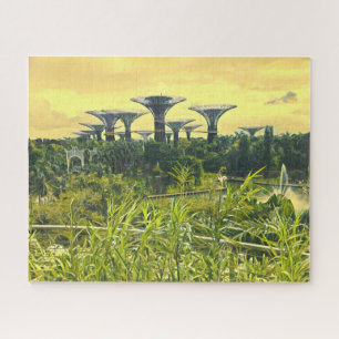 Quebra-cabeça Jardins de Singapura na Baía