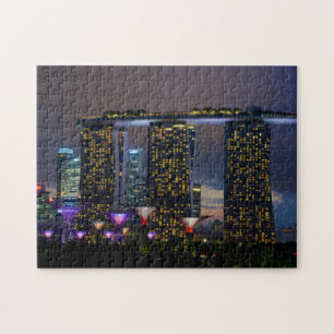 Quebra-cabeça Jardins de Singapura na Baía