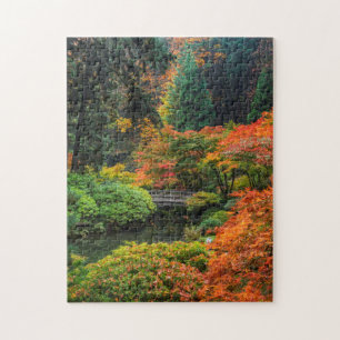 Quebra-cabeça Jardins Japoneses no Outono em Portland, Oregon 5