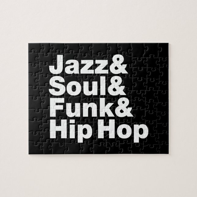 Quebra-cabeça Jazz & alma & funk & Hip Hop (Horizontal)