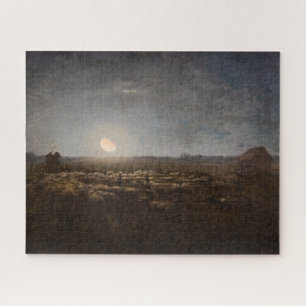 Quebra-cabeça Jean-Francois Millet - Orelha, Lua 1872