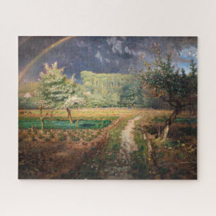 Quebra-cabeça Jean-Francois Millet - Primavera em Barbizon