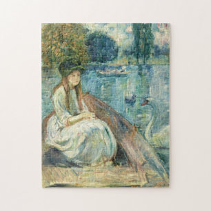 Quebra-cabeça Jeanne Fourmanoir Sur le Lac Berthe Morisot