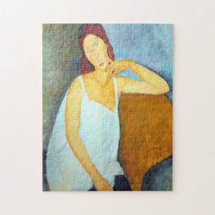 Quebra-cabeça Jeanne Hebuterne Por Amedeo Modigliani