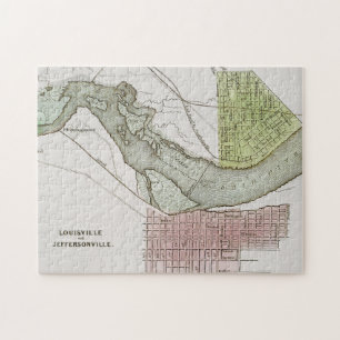 QUEBRA-CABEÇA JEFFERSONVILLE, INDIANA: MAPA