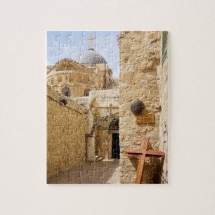 Quebra-cabeça Jerusalem através da estação IX de Dolorosa da