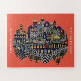 Quebra-cabeça Jerusalém Colorida