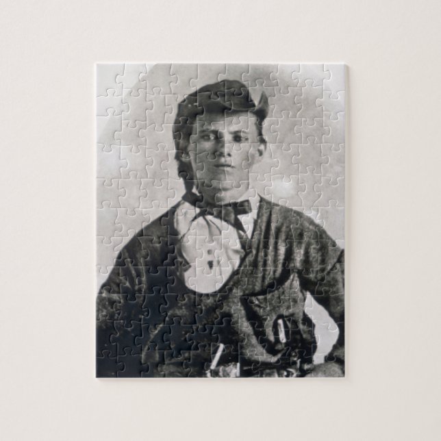 Quebra-cabeça Jesse Woodson James (foto de b/w) (Vertical)