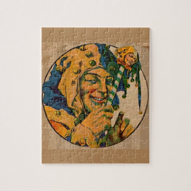 Quebra-cabeça jester do 1920 (Vertical)