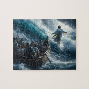 Quebra-cabeça Jesus acalma a água