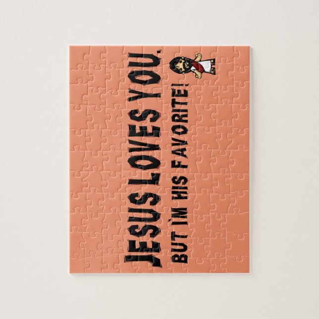 Quebra-cabeça Jesus ama-o (Vertical)