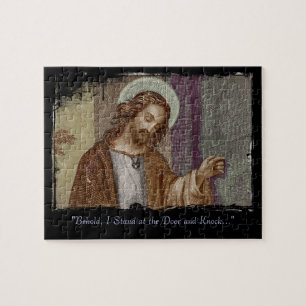 Quebra-cabeça Jesus batendo na porta