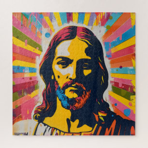 Quebra-cabeça Jesus Christian Pop Art