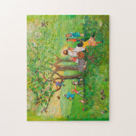 Quebra-cabeça Jesus Compartilha comunhão com crianças Quebra-cab