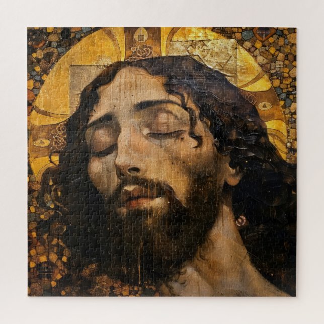 Quebra-cabeça Jesus Cristo Arte Religiosa (Vertical)