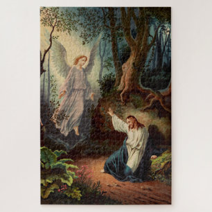 Quebra-cabeça Jesus Cristo com anjo