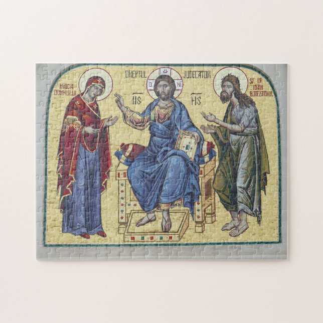 Quebra-cabeça Jesus Cristo, os Theotokos e João Batista (Horizontal)