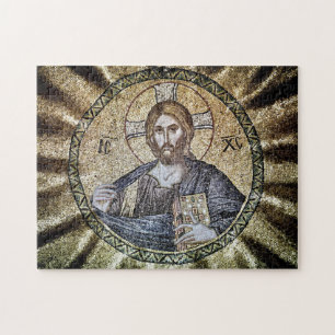 Quebra-cabeça Jesus Cristo Pantocrador Senhor de Todos Ícone