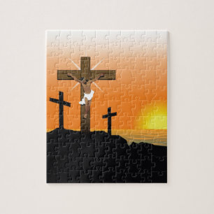 Quebra-cabeça Jesus Cristo preto