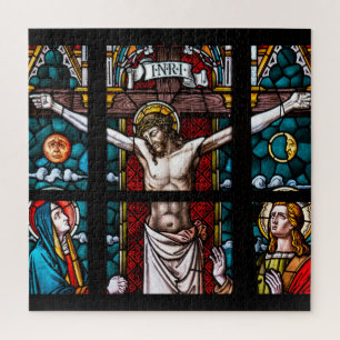 Quebra-cabeça Jesus crucificado na Cruz